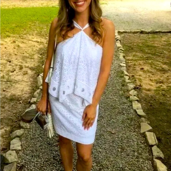Lilly Pulitzer Dresses & Skirts - Lilly Pulitzer NWT Pearson Dress White Oyster Shell Lace $228 Size 2 Sexy!